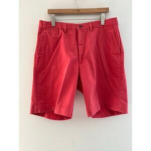 Vintage Polo Ralph Lauren Prospect Short Chino Flat Front Red Size 36 SG